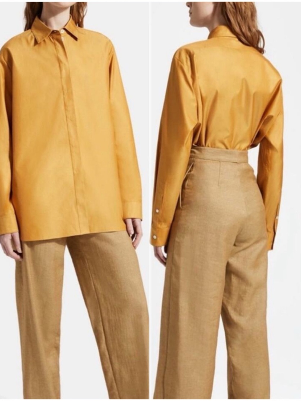 Theory Classic Menswear Button Down Shirt Perfect Cotton